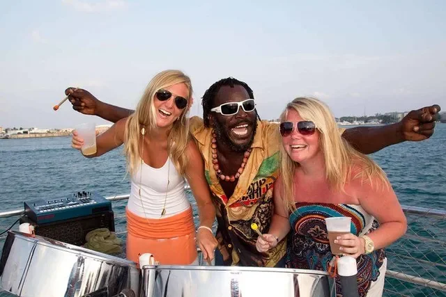 Key West: Smathers Beach & activities with a Sunset Catamaran & Open Bar